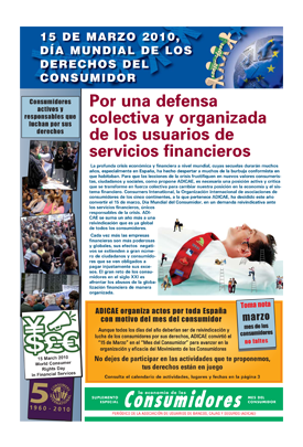 Por una defensa colectiva y organizada de los usuarios de servicios financieros